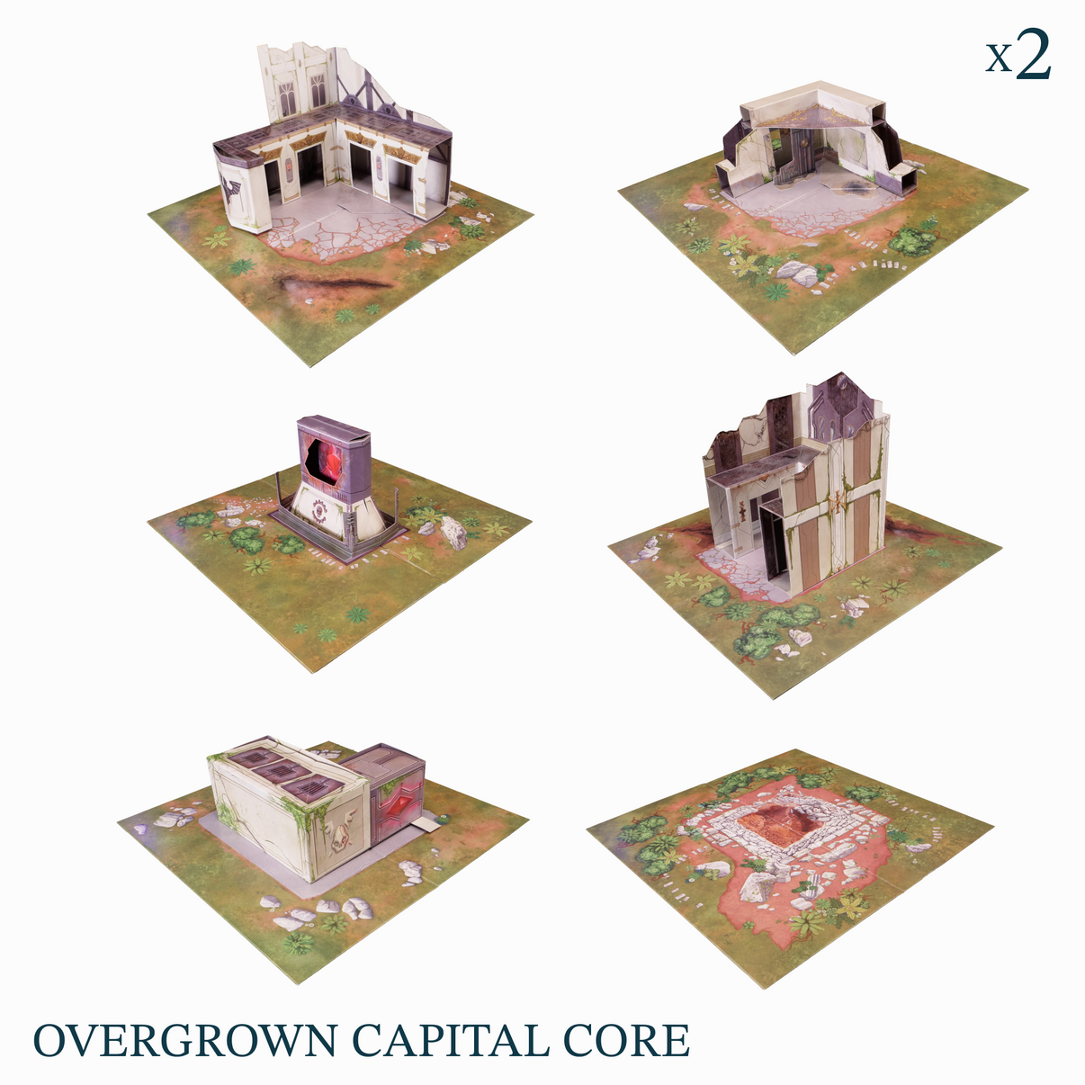 Overgrown Capital Titans Terrain Tabletop Titans